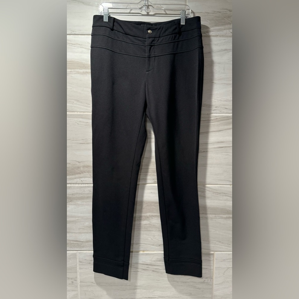 Women's Pink Tartan Black Pants Size 8